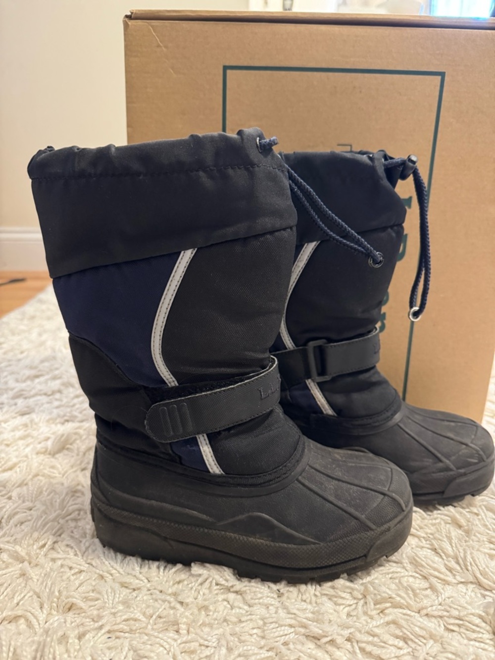 L.L. Bean Bright Navy Kids' Northwoods Boots